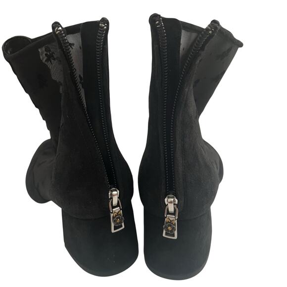 Coach Skyler Ankle Bootie With Tea Rose Mesh Size 8 - Picture 6 of 15